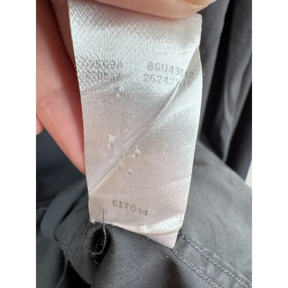Gucci Mens Slim Fit Shirt 42 16.5 Gray Button Front Long Sleeve‎ Made in Italy